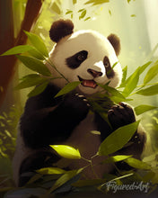 Load image into Gallery viewer, Diamond Painting - Panda Munching