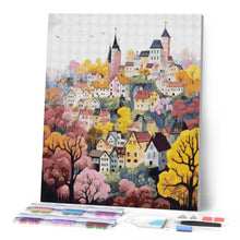 Load image into Gallery viewer, Diamond Painting - Violet Enchanted Village