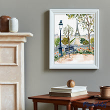 Load image into Gallery viewer, Diamond Painting - Watercolour Paris Garden