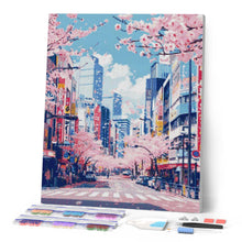 Load image into Gallery viewer, Diamond Painting - Tokyo Cherry Blossoms