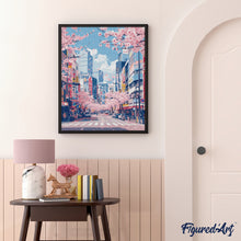Load image into Gallery viewer, Diamond Painting - Tokyo Cherry Blossoms