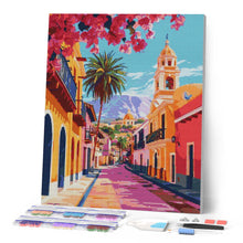 Load image into Gallery viewer, Diamond Painting - Vibrant Old Town Street