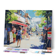Load image into Gallery viewer, Diamond Painting - Japanese Neighbourhood Morning