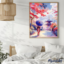 Load image into Gallery viewer, Diamond Painting - Japanese Garden in Autumn