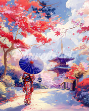 Load image into Gallery viewer, Diamond Painting - Japanese Garden in Autumn