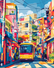 Load image into Gallery viewer, Diamond Painting - Tokyo City Bus