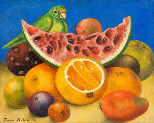 Diamond Painting - Frida - Still Life with Parrot and Fruit