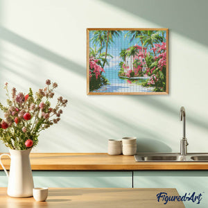 Diamond Painting - Paradise Coast House