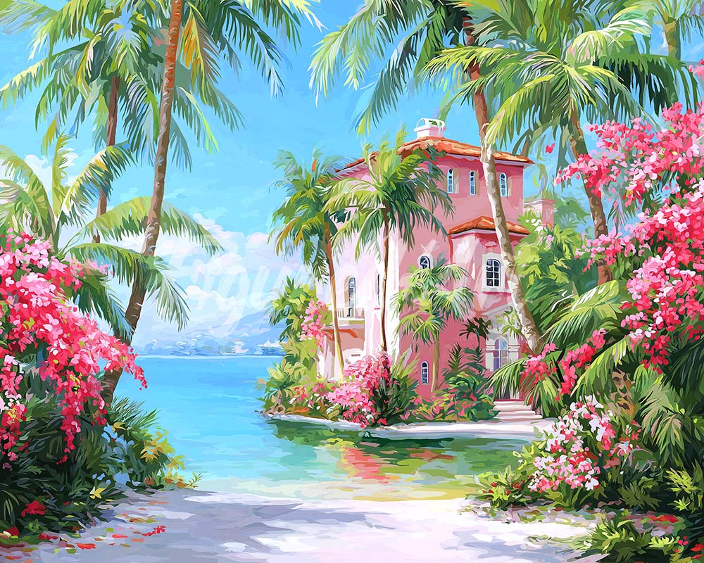 Diamond Painting - Paradise Coast House