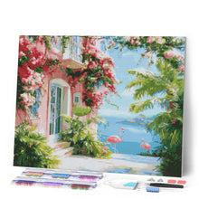 Load image into Gallery viewer, Diamond Painting - Seaside Pink Villa