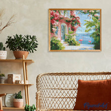 Load image into Gallery viewer, Diamond Painting - Seaside Pink Villa