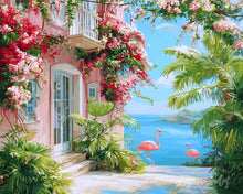 Load image into Gallery viewer, Diamond Painting - Seaside Pink Villa