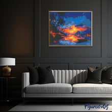 Load image into Gallery viewer, Diamond Painting - Lantern Beach Sunset