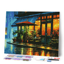 Load image into Gallery viewer, Diamond Painting - Rainy Cafe Corner
