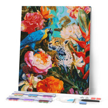 Load image into Gallery viewer, Diamond Painting - Parrot and Leopard