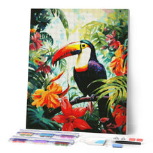 Load image into Gallery viewer, Diamond Painting - Toucan in the Jungle