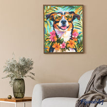 Load image into Gallery viewer, Diamond Painting - Holiday Dog