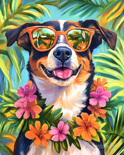 Load image into Gallery viewer, Diamond Painting - Holiday Dog