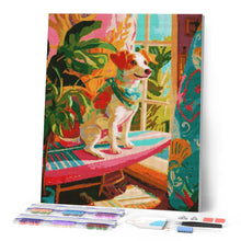 Load image into Gallery viewer, Diamond Painting - Surf-Loving Dog