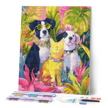 Load image into Gallery viewer, Diamond Painting - Tropical Pet Trio