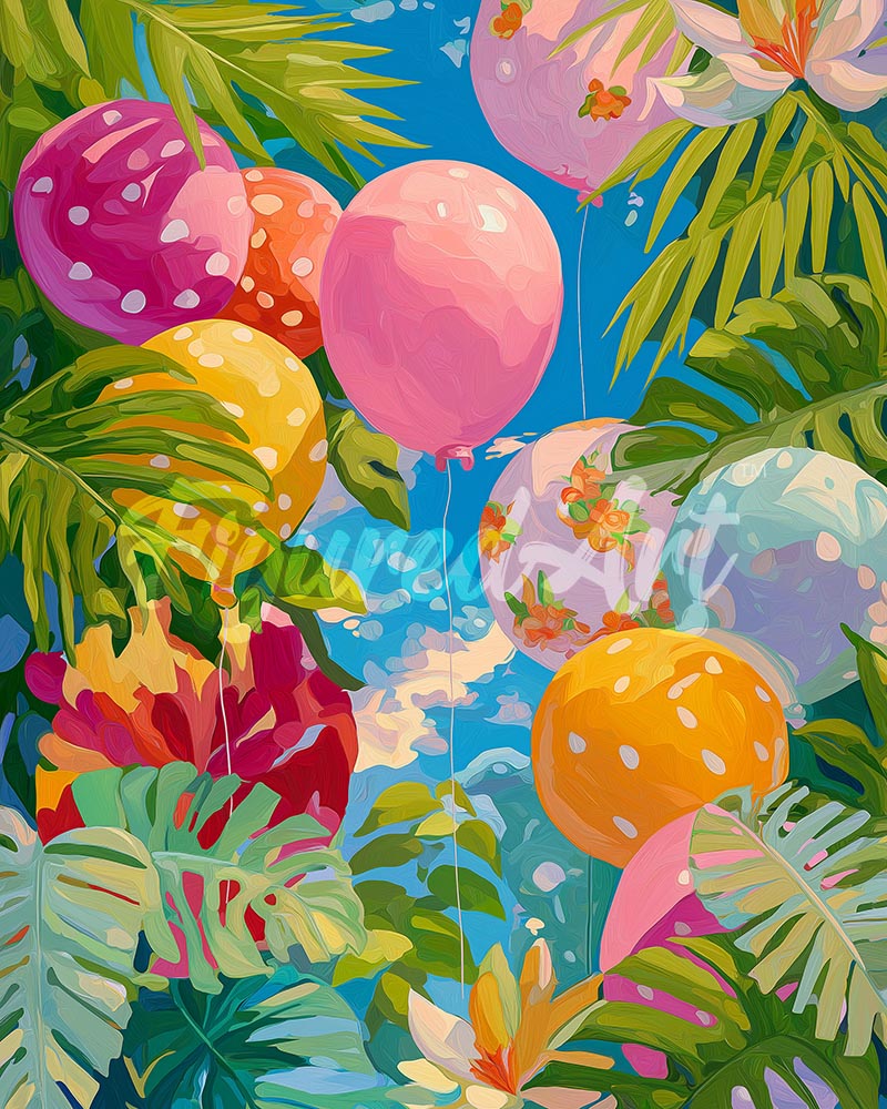 Diamond Painting - Jungle Balloons