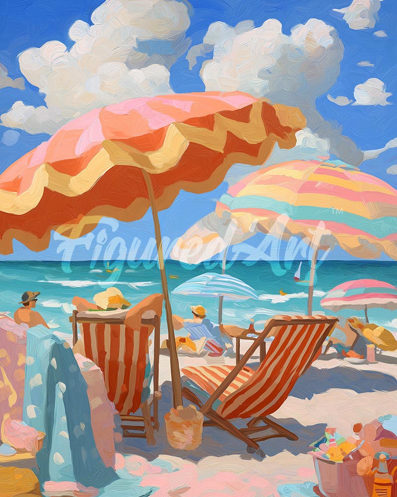 Diamond Painting - Pastel Beach