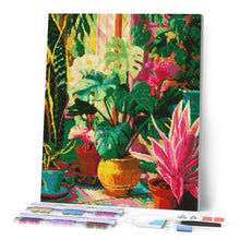 Load image into Gallery viewer, Diamond Painting - Indoor Tropical Garden