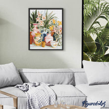 Load image into Gallery viewer, Diamond Painting - Pottery and Flowers
