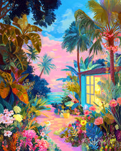 Load image into Gallery viewer, Diamond Painting - Tropical Back Garden