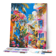 Load image into Gallery viewer, Diamond Painting - Tropical Neighbourhood