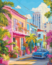 Load image into Gallery viewer, Diamond Painting - Colourful Street