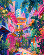 Load image into Gallery viewer, Diamond Painting - Colourful Neighbourhood