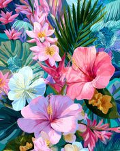 Load image into Gallery viewer, Diamond Painting - Hibiscus Garden