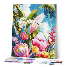 Load image into Gallery viewer, Diamond Painting - Colourful Tropical Garden