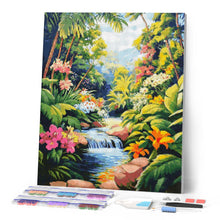 Load image into Gallery viewer, Diamond Painting - Tropical Waterfall