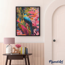 Load image into Gallery viewer, Diamond Painting - Tropical Blue Bird