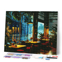 Load image into Gallery viewer, Diamond Painting - Rainy Day Cafe
