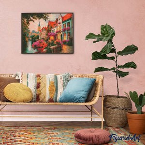Diamond Painting - Canal Houses