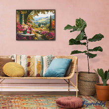 Load image into Gallery viewer, Diamond Painting - Wine by the Garden