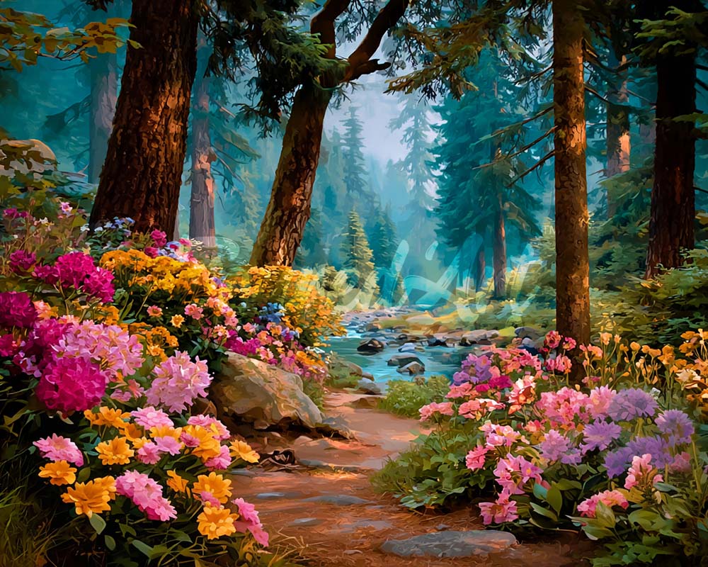 Diamond Painting - Wildflower Stream
