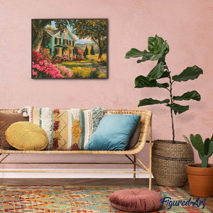Diamond Painting - Blooming Garden Veranda