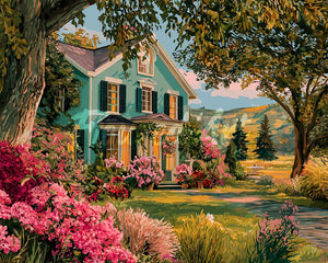 Diamond Painting - Blooming Garden Veranda