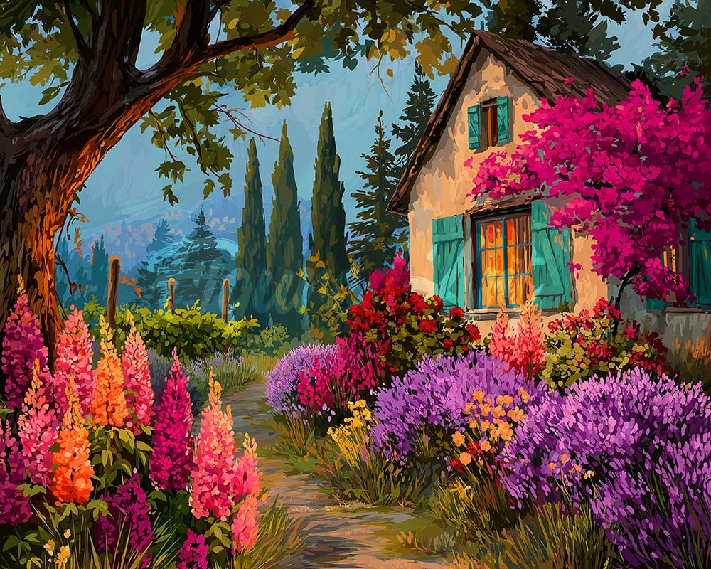 Diamond Painting - Vivid Front Garden
