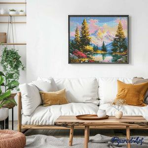 Diamond Painting - Alpine Sunset Glow