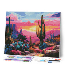 Load image into Gallery viewer, Diamond Painting - Colourful Desert Landscape
