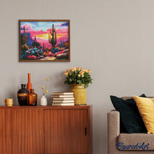 Load image into Gallery viewer, Diamond Painting - Colourful Desert Landscape