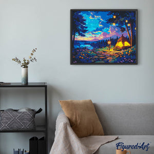 Diamond Painting - Starlit Camping Night