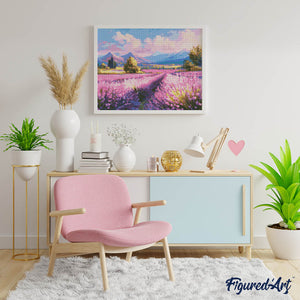 Diamond Painting - Lavender Fields at Dusk