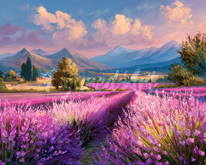 Diamond Painting - Lavender Fields at Dusk