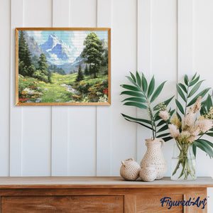 Diamond Painting - Glacier Creek